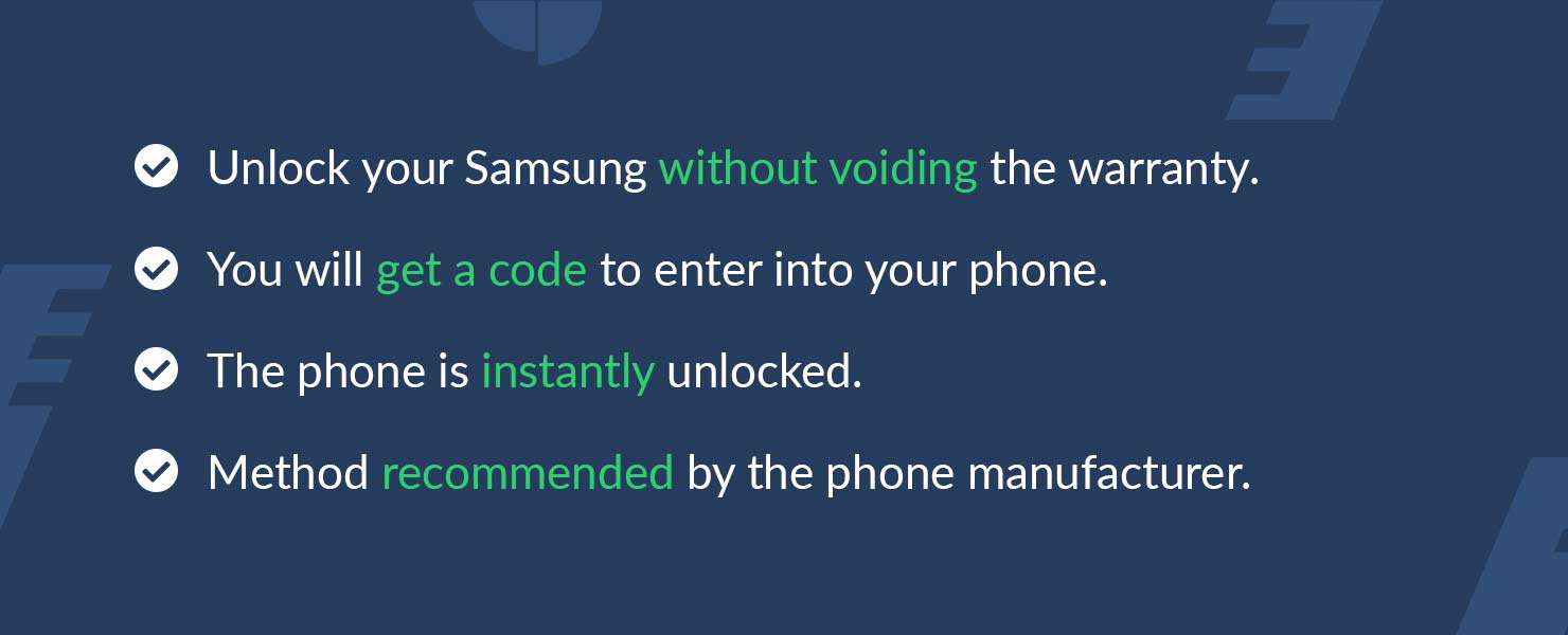 Samsung E1160 Guru Unlock Code