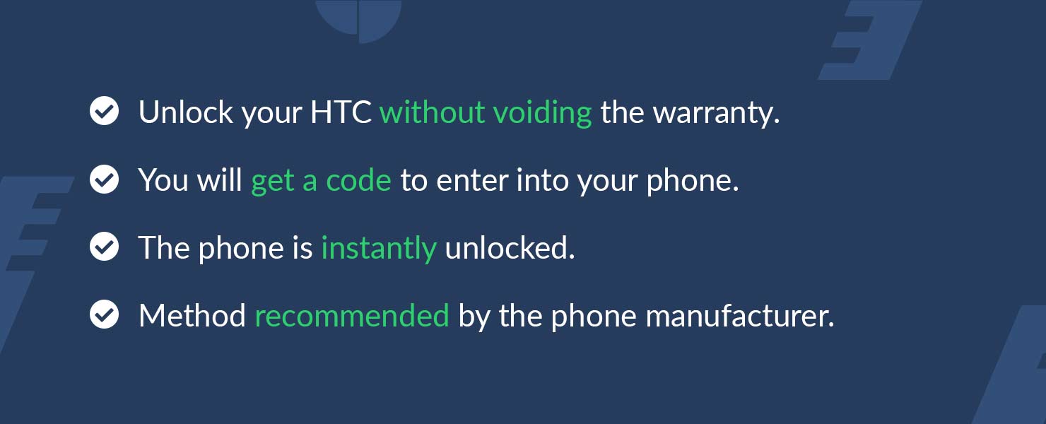 HTC U11+ Plus Unlock Code